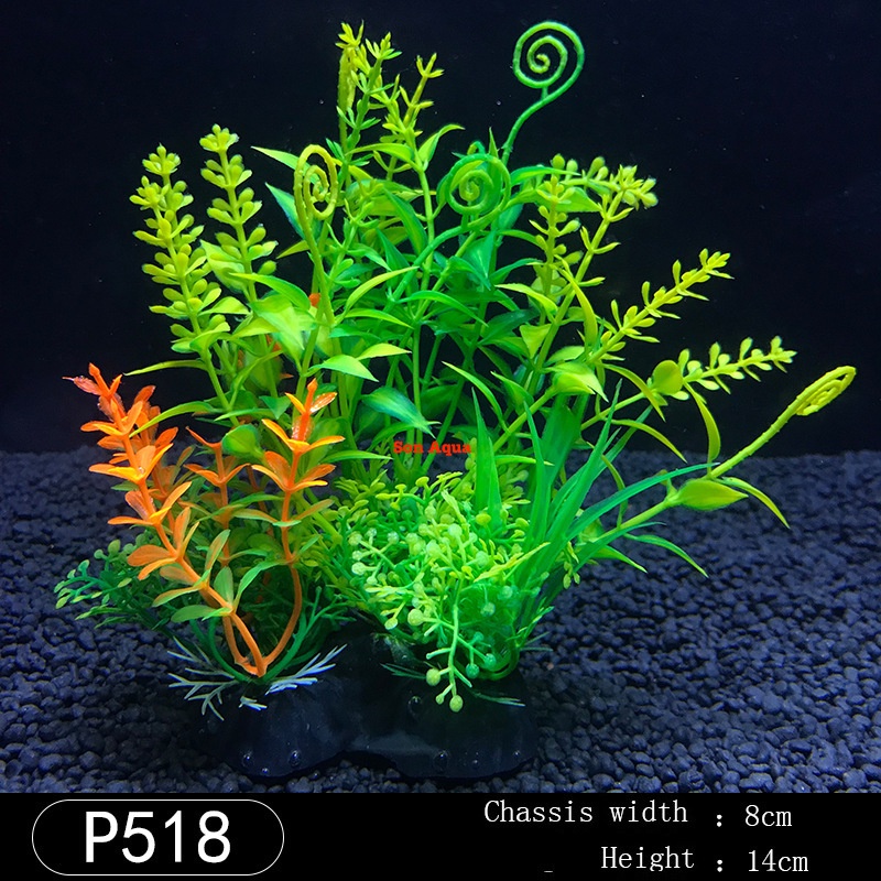 mô hình cây thủy sinh nhựa bể cá cảnh, lũa giả thủy sinh hồ cá