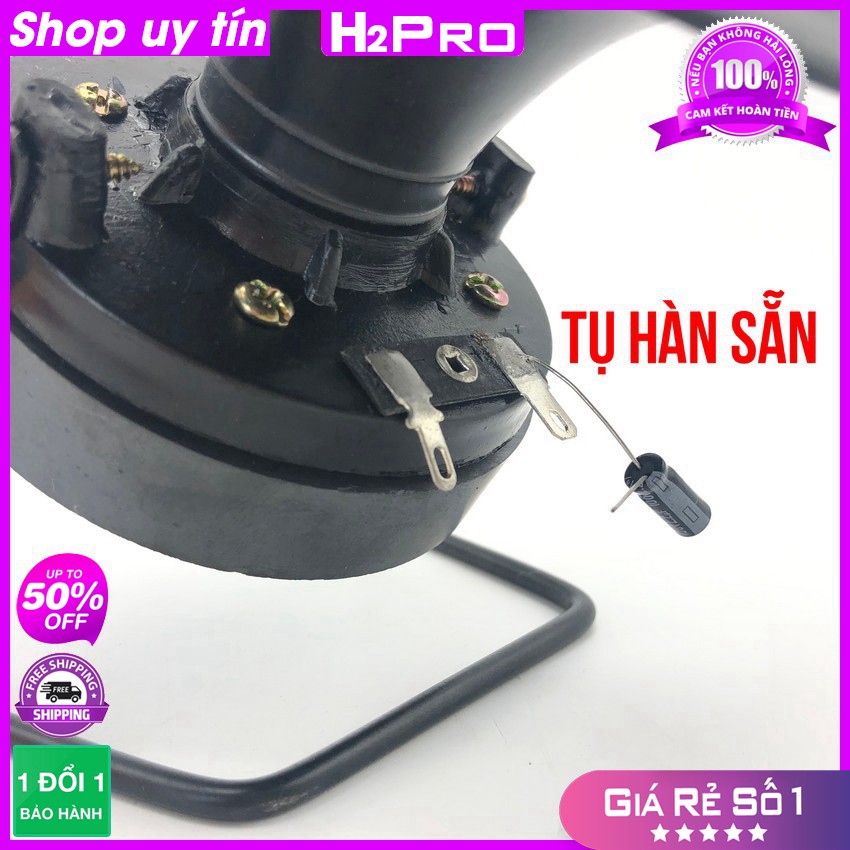 Đôi Loa Treble Kèn, 2 Loa Tép Rời Thumper JBM Tròn 200W-Từ 80 Chính Hãng, Tiếng Treble Sáng Khoẻ, Hàn Sẵn Tụ-H2Pro Audio