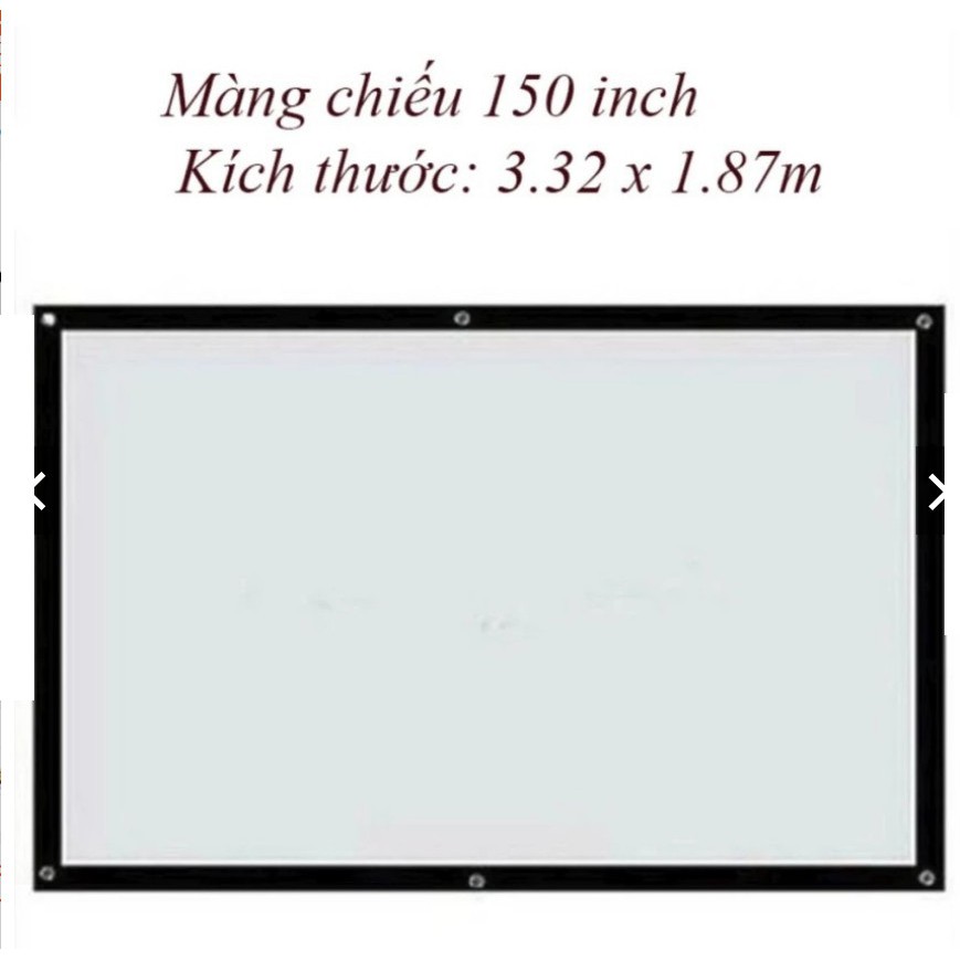 Màn chiếu cỡ lớn xếp gọn cho máy chiếu ( có 3 loại 100 inch , 120 inch, 150 inch )