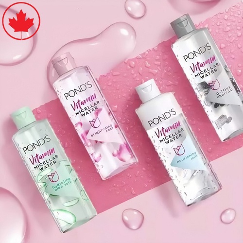 Tổng hợp các loại nước tẩy trang Pond's Vitamin Micellar Water 400ml (Made in Thailand)