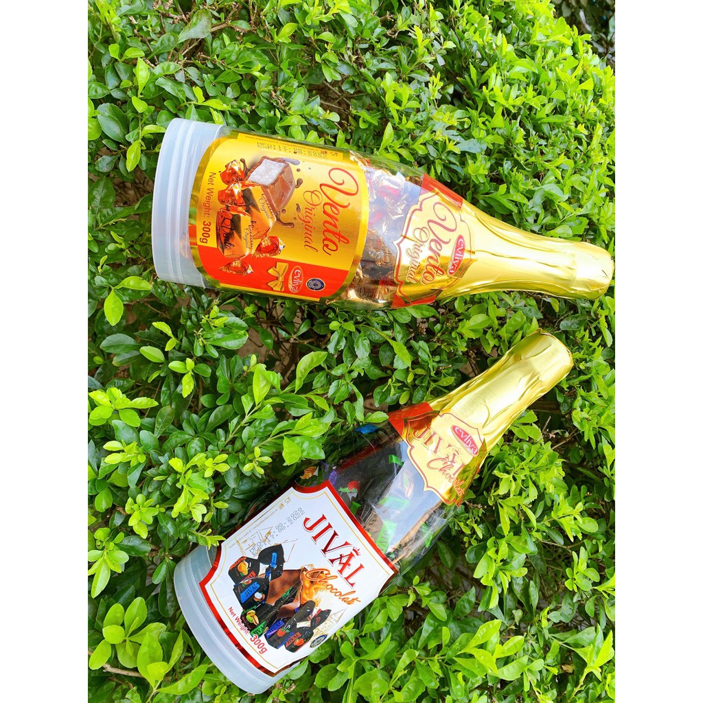 Kẹo socola chai sâm panh