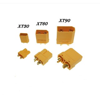 Bộ 5 đầu nối pin xt30 xt60 xt90 nam nữ mạ vàng chuối cắm cho các bộ phận rc