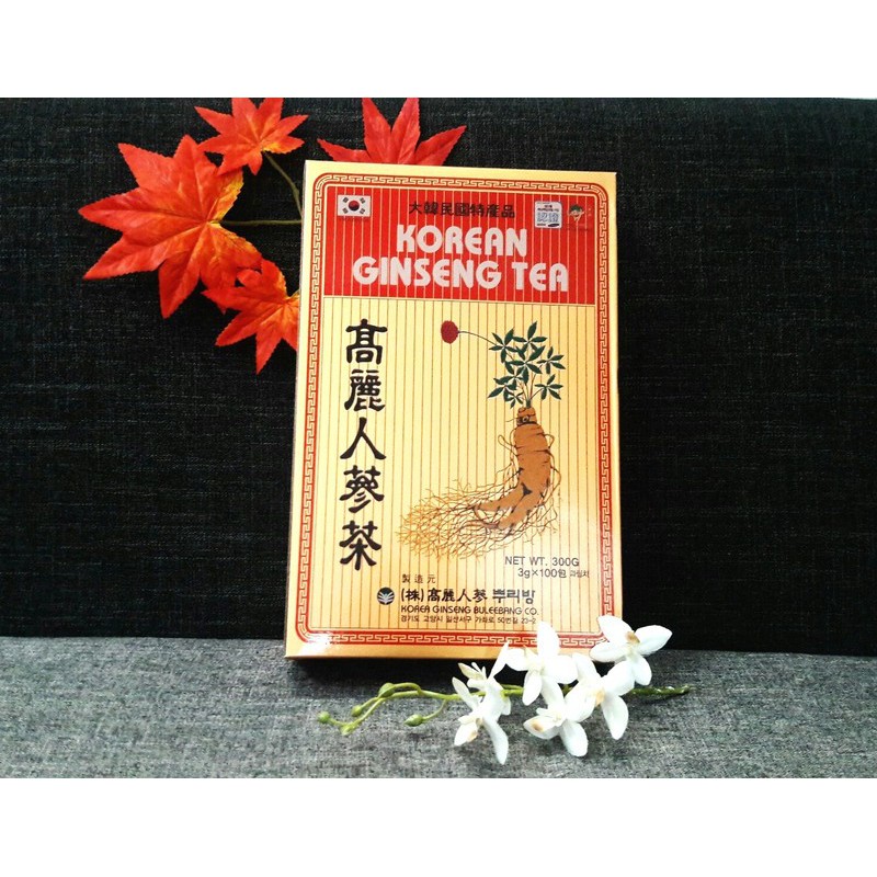 Hàng cty Date 2026 Trà Sâm Hòa Tan BULEEBANG KOREA 100 gói 300gr