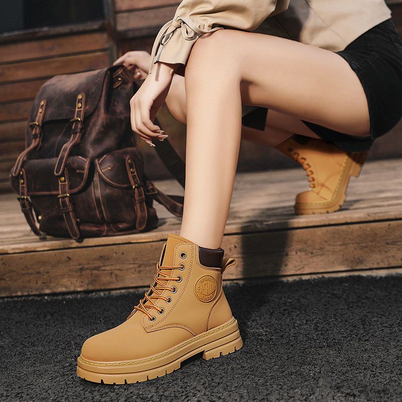 Size 35-44 Giày Bốt Martin Cổ Cao Chống Trượt Thời Trang Mùa Thu 2022