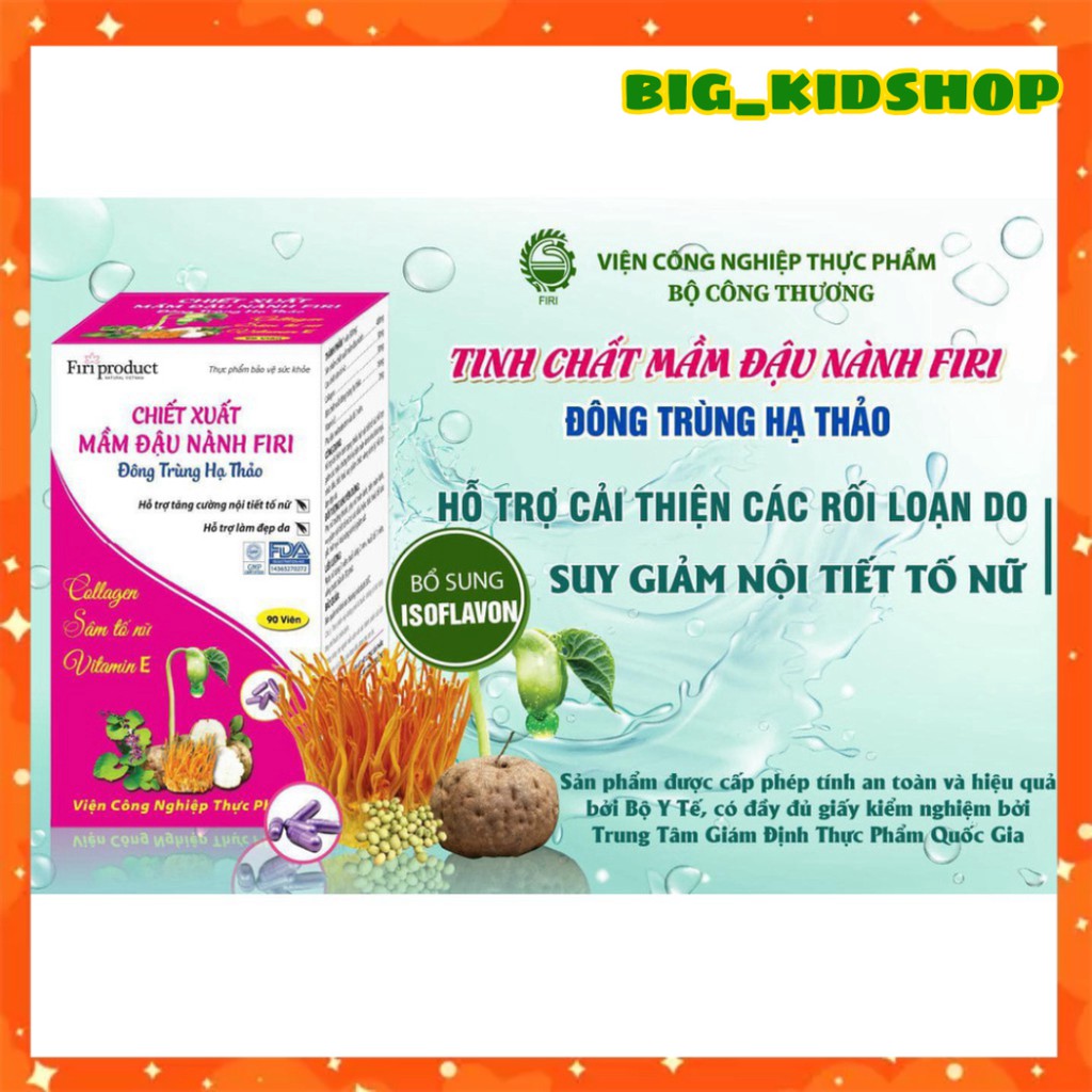 Tinh chất mầm đậu nành FIRI- Mầm Đậu Nành FIRI- VIỆN CÔNG NGHỆ THỰC PHẨM | BigBuy360 - bigbuy360.vn