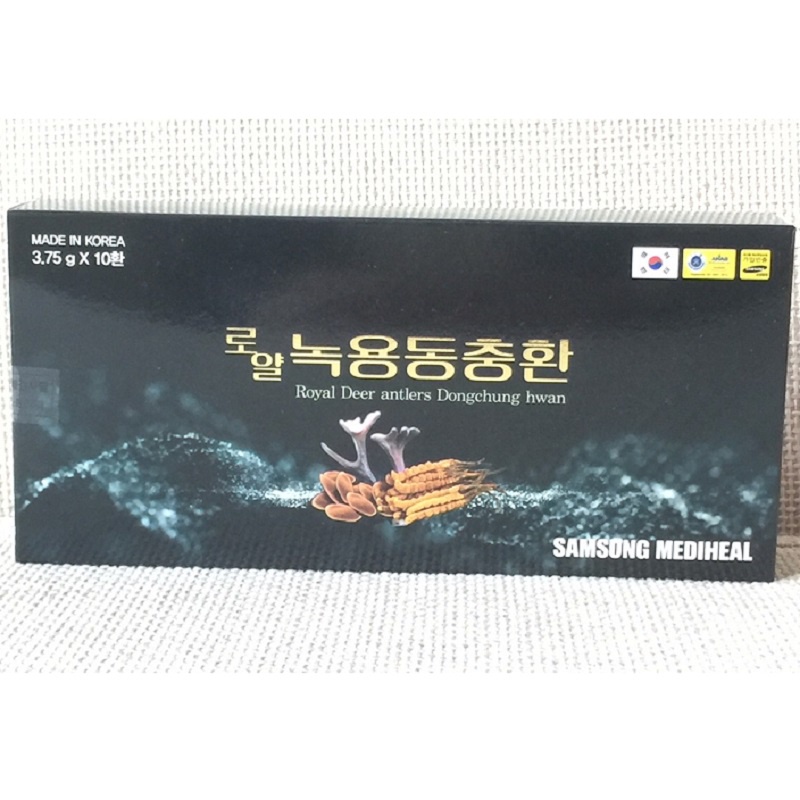 An Cung Sâm Đông Trùng Hạ Thảo Nhung Hươu Hoàng Gia Samsung Hàn Quốc, Hộp Giấy 10 Viên, Bồi Bổ Sức Khỏe