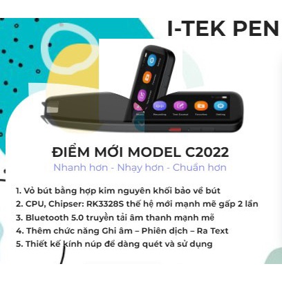 Bút Phiên Dịch Thông Minh Chính Hãng I - TEK PEN Việt Nam