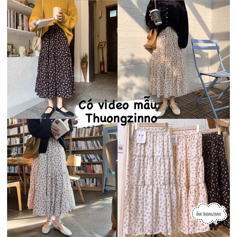[ Mã WASTAPR giảm 10K đơn 50K] [Ảnh thật/Video]Chân váy hoa Liti kiểu mới phong cách Hàn Quốc hàng chất lượng cao | BigBuy360 - bigbuy360.vn