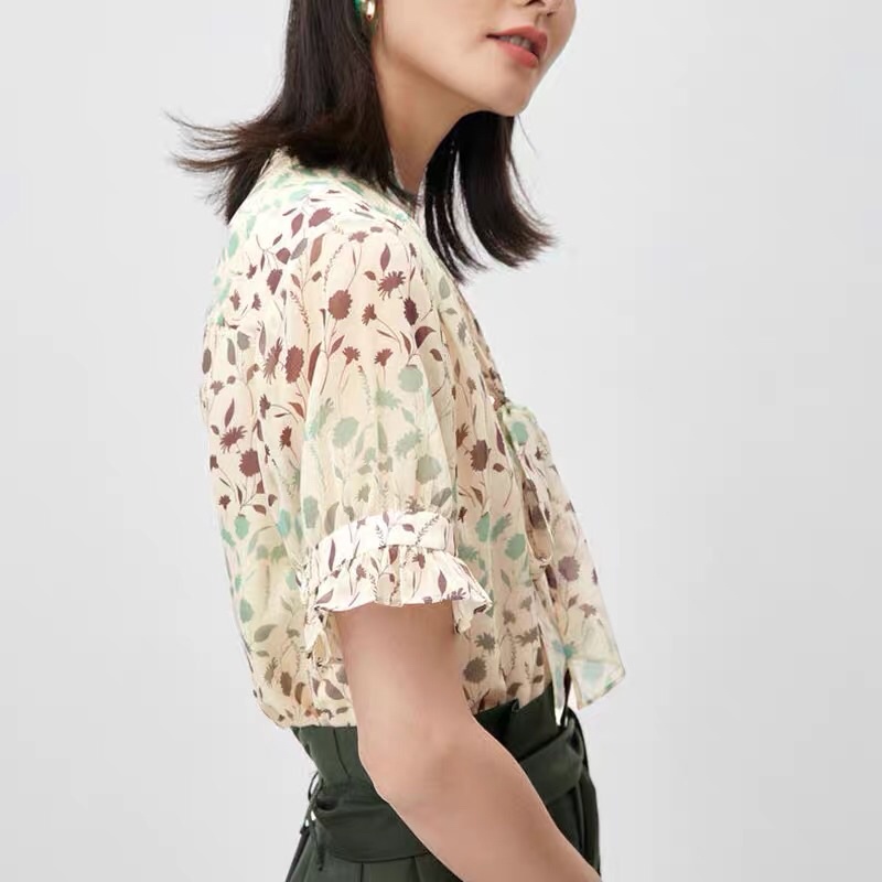 Áo sơ mi hoa Eifini