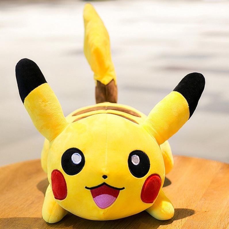 Gấu Bông PiCaChu Nằm, Thú Nhồi Bông BoKeMon