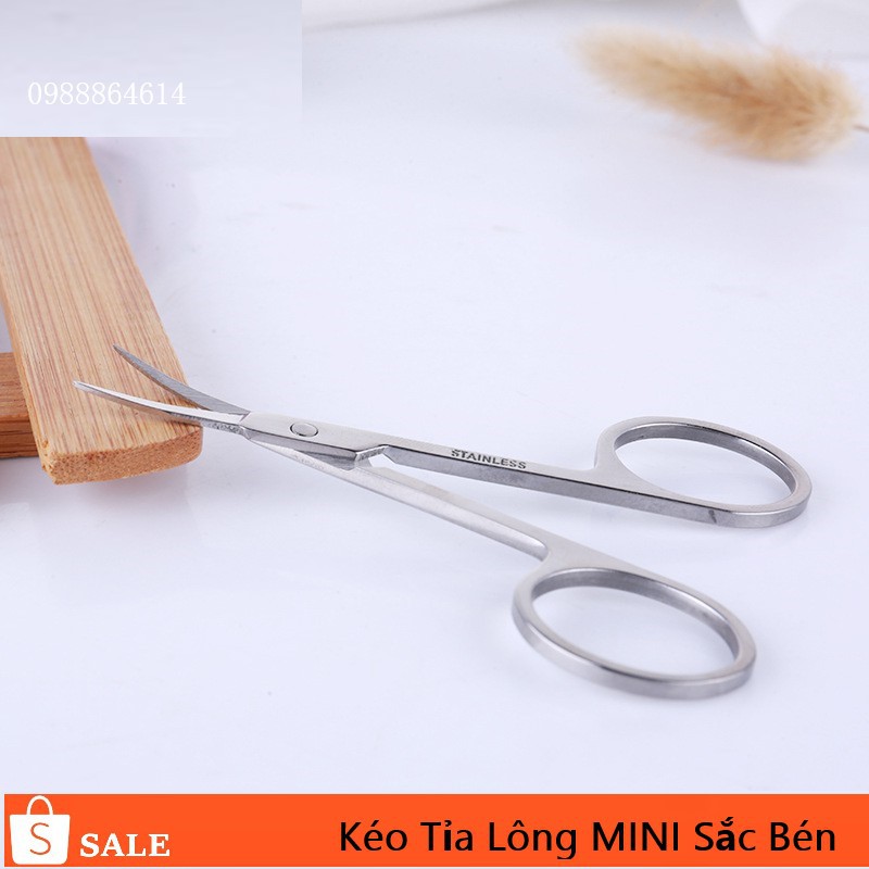 Kéo Mini Cắt Tỉa Lông Mày, Lông Mũi, Tóc stainless Chính Hãng