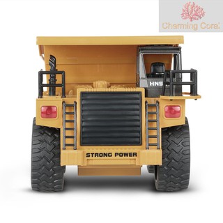 CHAR HUI NA TOYS NO.1540 2.4G 6CH Alloy Version Dump Truck Construction Engineering Vehicle Toy Gift
