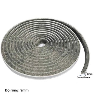 Ron lông nheo, gioăng sợi lông dán khe hở khung cửa ngăn bụi côn trùng, gió lùa