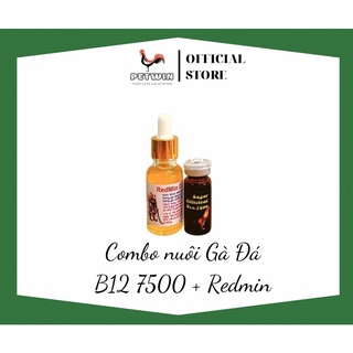 B12 7500 - redmin combo dương gà đá giúp gà mau sung lông bóng mượt