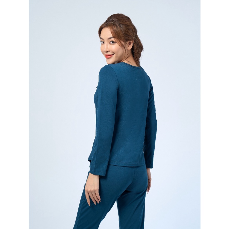 Bộ ngủ cotton thu đông Wonner 22611