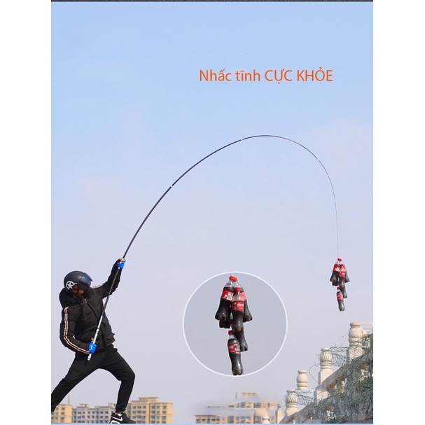 cần câu tay 6H dài 6m3 cần tải cá 10kg y hình
