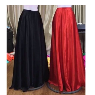 Chân váy áo dài💥SHOP LIÊN ÁO DÀI💥Chân váy vải lụa phi bóng có 4 màu ( Trắng, đỏ, vàng, đen)