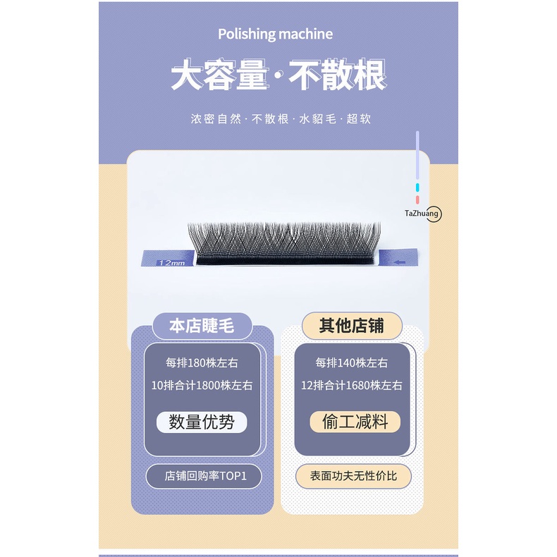 Hộp Lông Mi Ghép Hình Chữ y Mềm Mại Tự Nhiên | BigBuy360 - bigbuy360.vn