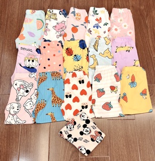 set 5 Quần legging cho bé siêu yêu