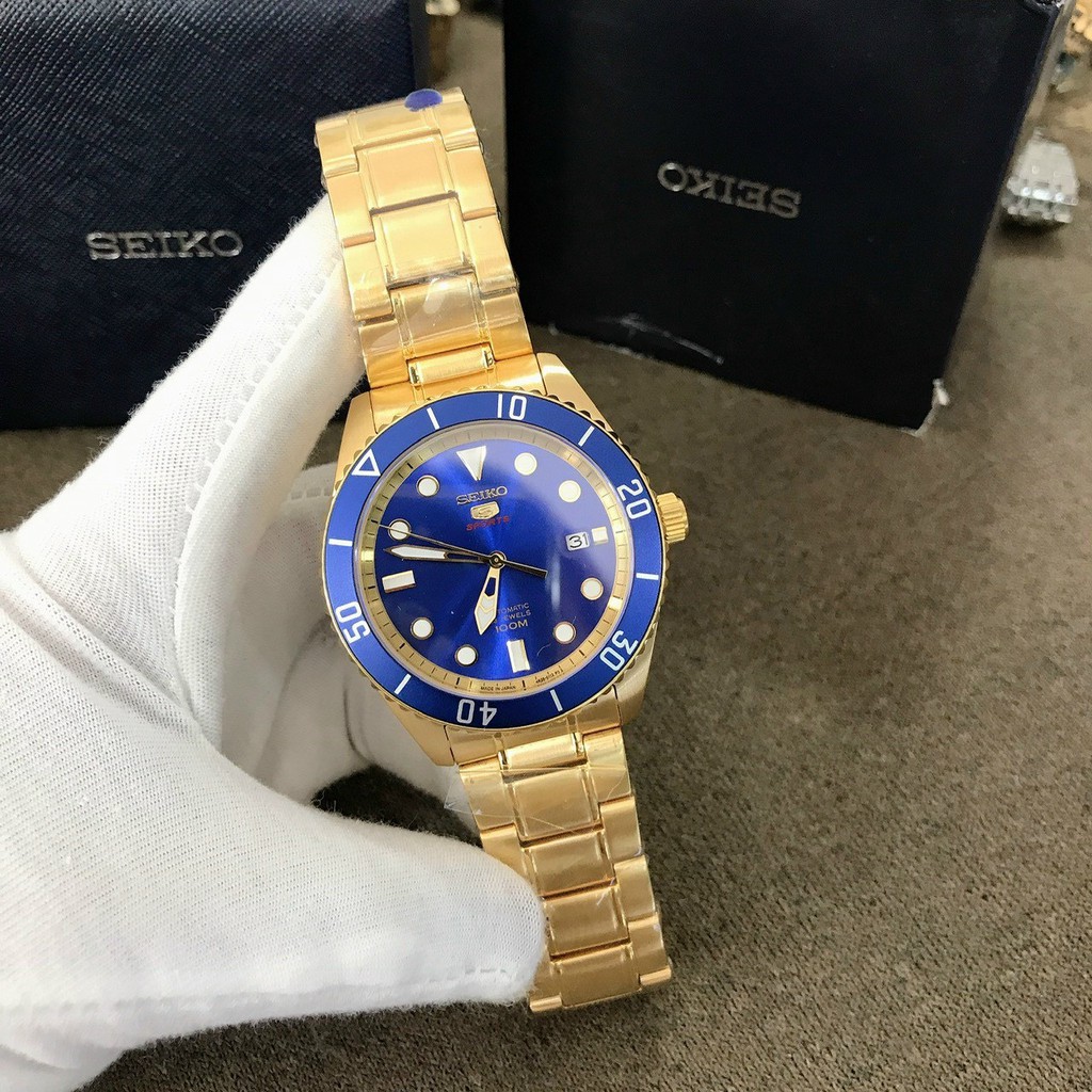 Bảo Hành 12 Tháng Đồng hồ thời trang nam seiko automatic nhiều màu - size 42mm - Dây Thép