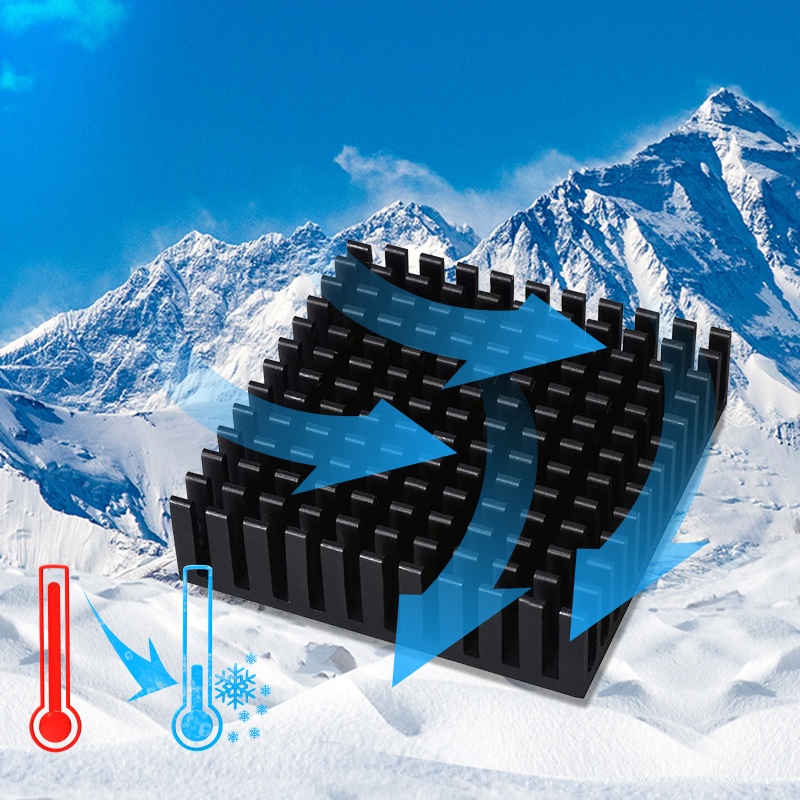 Tản Nhiệt Bằng Nhôm Chuyên Dụng Cho Động Cơ Máy In PC Chip CPU