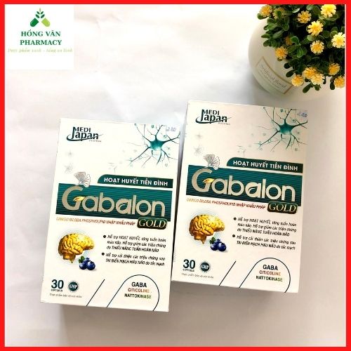 Viên bổ não GABALON GOLD, hỗ trợ hoạt huyết, tăng cường lưu thông máu não