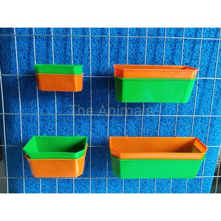 Máng ăn, máng uống cho vẹt (20x8cm)