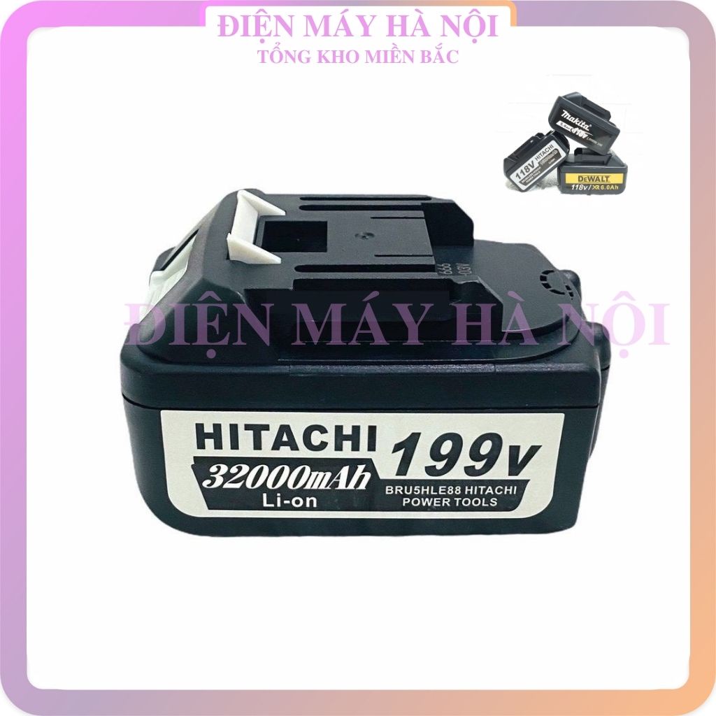 Pin màu tím 199V, 118V máy khoan siết bulong makita dewalt hitachi máy 10 cell