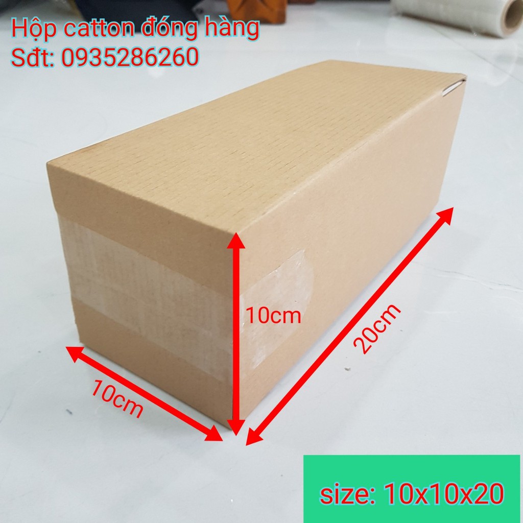 10x10x20 Hộp carton đóng hàng