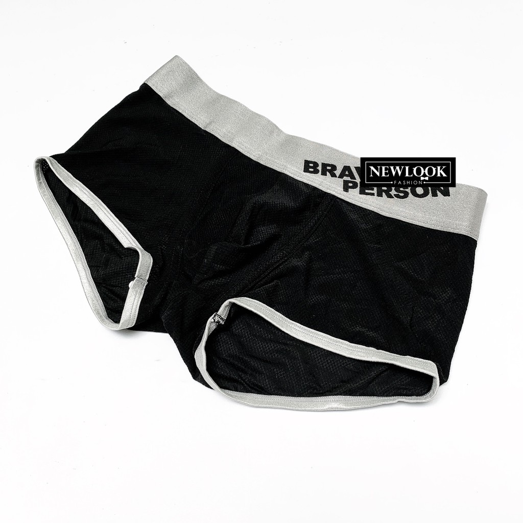★  QUẦN LÓT NAM SỊP ĐÙI BOXER THUN LẠNH CÓ VÂN CO GIÃN 4 CHIỀU BẢNG LƯNG QUẦN DẬP CHỮ THỜI TRANG CAO CẤP