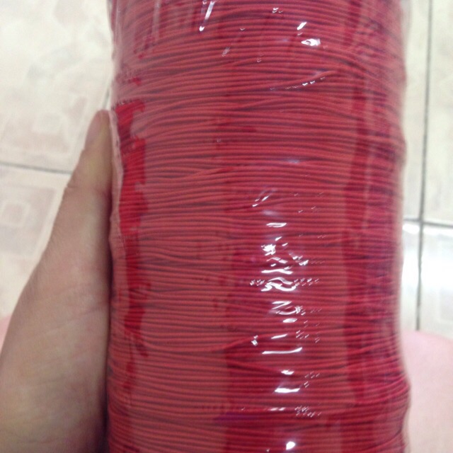 Cuộn thun co giãn màu đỏ loại 1