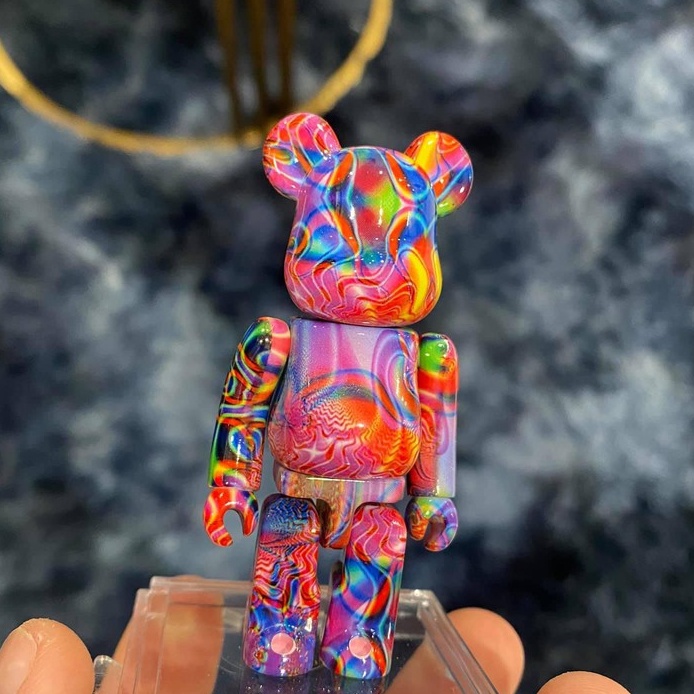 BEARBRICK SERIES 41 PATTERN ĐƯỜNG VÂN CỰC ĐẸP - ĐỒ CHƠI SƯU TẦM NHẬT BẢN GIÁ TỐT - HÀNG CHÍNH HÃNG 100%..