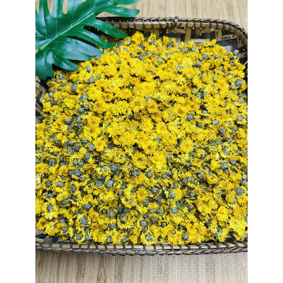 HOA CÚC VÀNG (DRIED YELLOW DAISY FLOWER Trà hoa cúc vàng sấy khô tự nhiên nguyên chất | Bạch Hương Thảo