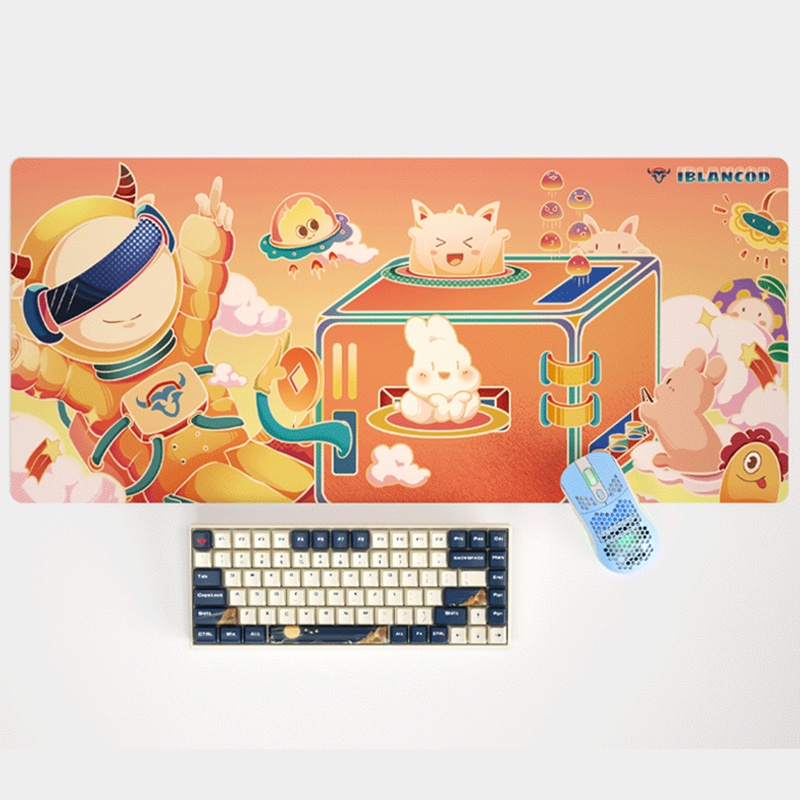 Tấm Lót Chuột Và Bàn Phím Cỡ Lớn 90x40cm Không Trượt Chống Thấm Nước