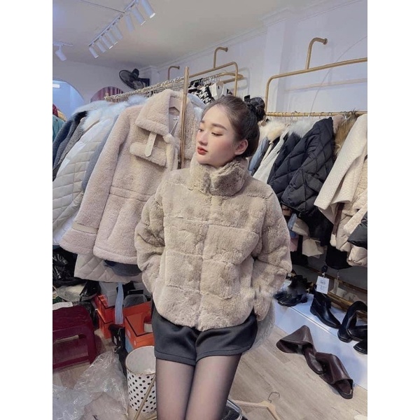 Áo khoác lông sẵn