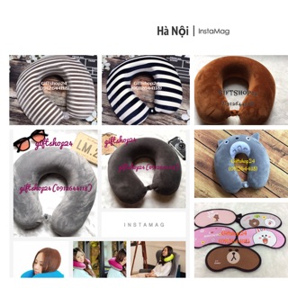 Combo10 gối cổ + bịt mắt nước