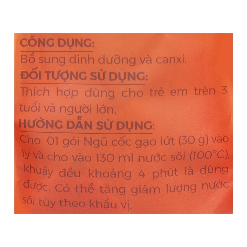 Thực phẩm bổ sung ngũ cốc gạo lứt huyết rồng Best Choice gói 450g