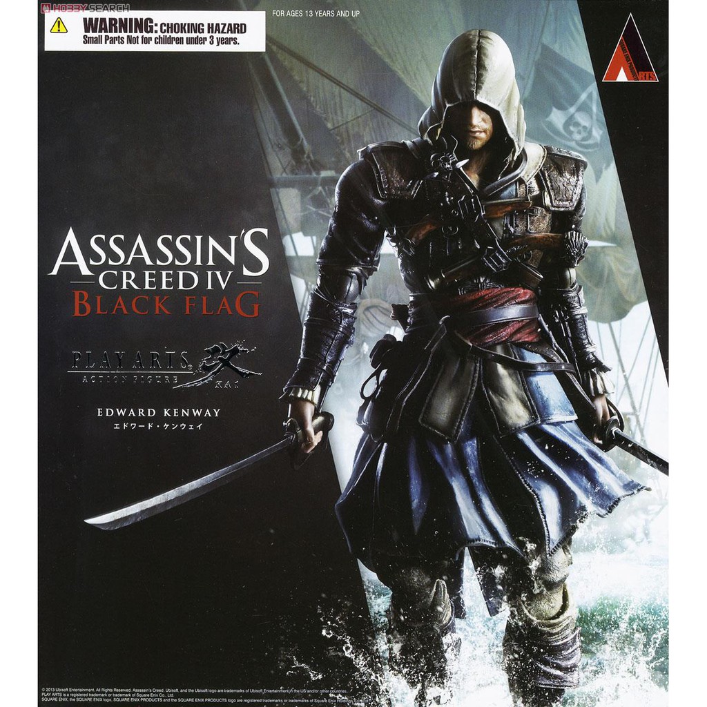 [Chính Hãng]Mô Hình Play Arts Kai Edward Kenway - Assassin's creed IV Black Flag