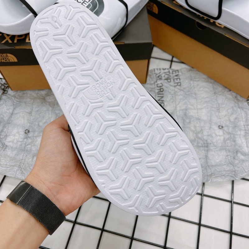 Dép The North Face White, Black -  Hàng Chính Hãng Full Box