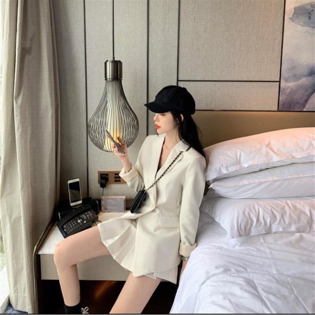 Set vest 2 màu trắng - đen