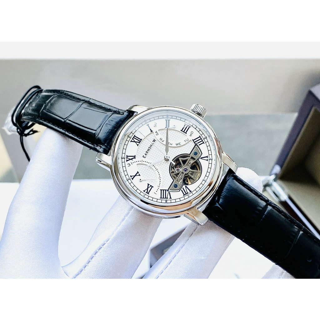 ĐỒNG HỒ NAM AUTOMATIC THOMAS EARNSHAW ES-8169-04 SIZE 43MM MẪU TỰ ĐỘNG HOT CỦA ANH/ DÂY VIỀN THÉP KHÔNG GỈ CHỊU NƯỚC
