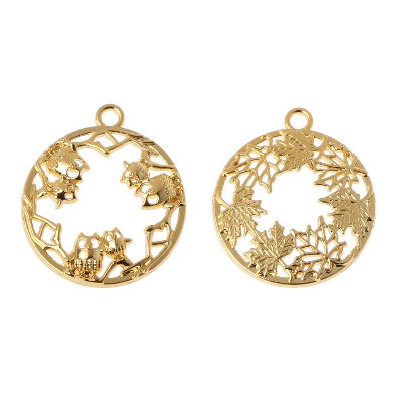 Set 9 Mặt Trang Sức Hình Tròn Bằng Hợp Kim Độc Đáo