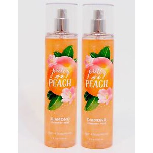 [MINI] Xịt Thơm Có Nhũ Bath & Body Works Fine Fragrance Mist Hương - PRETTY AS A PEACH DIAMOND SHIMMER MIST | Thế Giới Skin Care