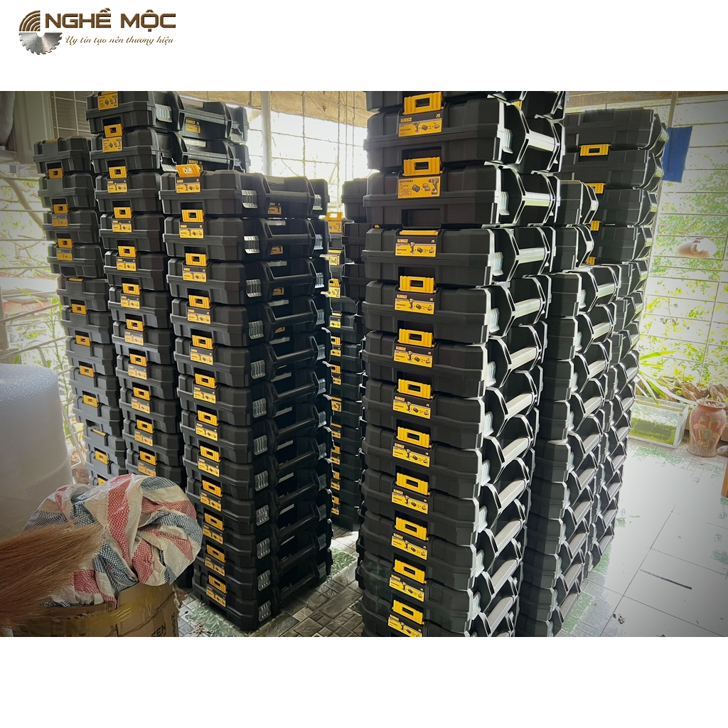 Thùng Dewalt hộp đựng máy khoan Dewalt DCD796 DCF850 DCF887 DCD996 DCD805 999 chính hãng Nghề Mộc