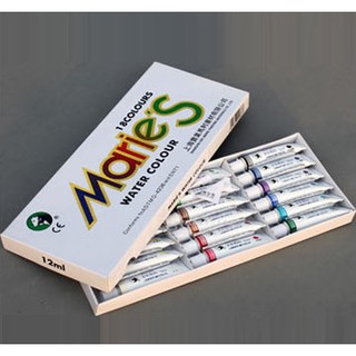 Set 12 / 18 / 24 Màu Nước Marie's Tuýp 12ml