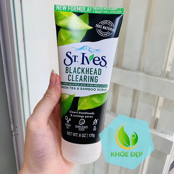 [CHÍNH HÃNG] Tẩy Tế Bào Chết ST.IVES Trà Xanh Green Tea Scrub 170ml