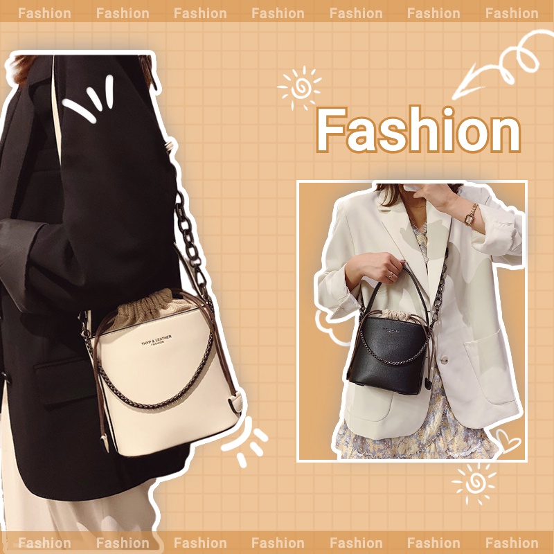 Túi Đeo Chéo Da pu Dây Xích Thời Trang Hàn Quốc Cho Nữ 2022