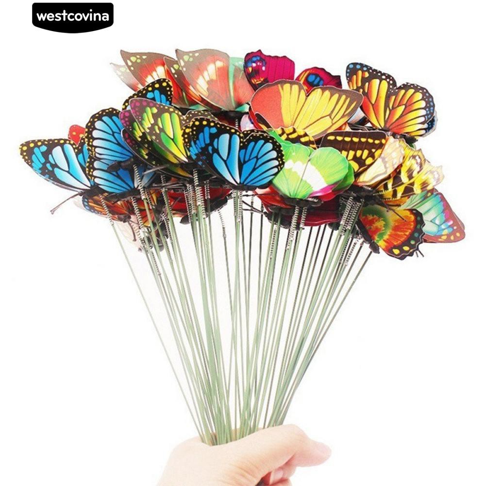 Set 15 Bươm Bướm Giả Trang Trí Vườn Cây Sinh Động