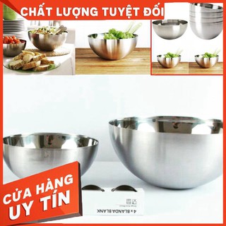 [ Hàng Chính Hãng ] Combo 2 tô trộn Inox Ikea (d20+d28)
