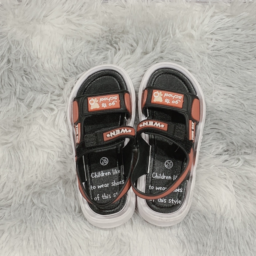 Sandal Bé Trai quai dán chống trơn chống vấp đế mềm ML 180